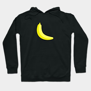 Banana Minimalism Art Hoodie